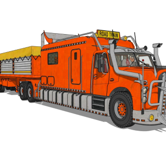 超精细汽车模型 复古卡车 (3)